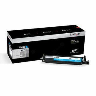 Entwicklereinheit Lexmark 70C0D20, Reichweite: 40.000 Seiten, cyan