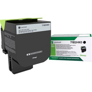 Toner Lexmark 71B2HK0, Reichweite: 6.000 Seiten, schwarz