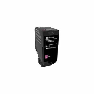 Toner Lexmark 74C2SM0, Reichweite: 7.000 Seiten, magenta