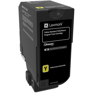 Toner Lexmark 74C2SY0, Reichweite: 7.000 Seiten, gelb