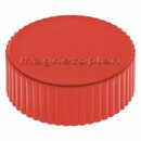 Haftmagnet Magnetoplan 16600, Durchmesser: 34mm, rot, 10...