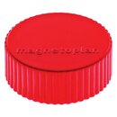 Haftmagnet Magnetoplan 16600, Durchmesser: 34mm, rot, 10...