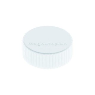 Magnet Discofix magnum, Ø: 34mm, Haftkraft: 2.000g, weiß