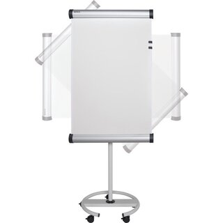 Flipchart Maul 6370682 Flip2Use, Maße: 66 x 97cm, silber