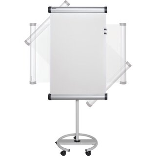 Flipchart Maul 6370682 Flip2Use, Mae: 66 x 97cm, silber