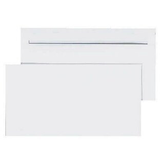Briefumschlag, ohne Fenster, selbtklebend, Kompaktbriefumschlag, 235x125mm, 80 g/m, wei