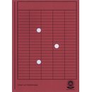Umlaufmappe, Manilakarton (RC), 250 g/m, A4, rot