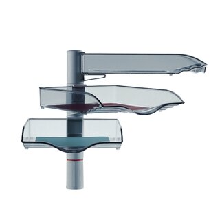 Briefkorb Novus Copyswinger III, A4, lichtgrau, 3 Körbe