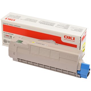 Toner fr C612 OKI, 46507505, gelb