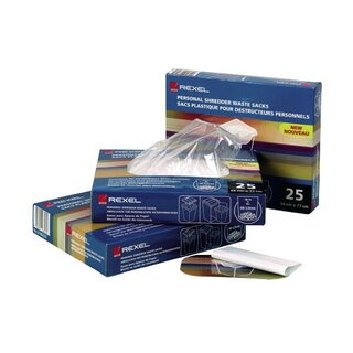 Plastiksäcke Rexel 40070, für Aktenvernichter, Volumen:...