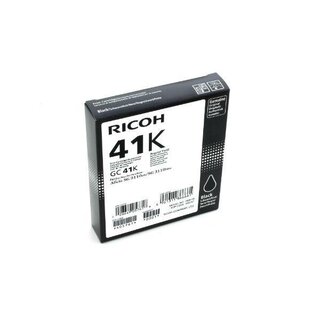 Tintenpatrone Ricoh 405761 GC 41K, Reichweite: 2.500 Seiten, schwarz