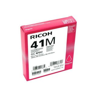 Tintenpatrone Ricoh 405763 GC 41M, Reichweite: 2.200 Seiten, magenta