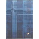 Geschäftsbuch, kariert, A4, 90 g/m², weiß, Einband: blau,...