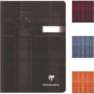 Clairefontaine Geschäftsbuch 9542C, DIN A5, kariert, 96 Blatt, 90 g/m², sortiert