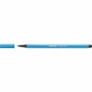 Faserschreiber Pen 68, M, 1 mm, Schreibf.: neonblau