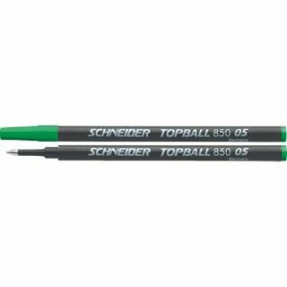 Tintenrollermine Schneider Topball 850, Strichstrke: 0,5mm, grn
