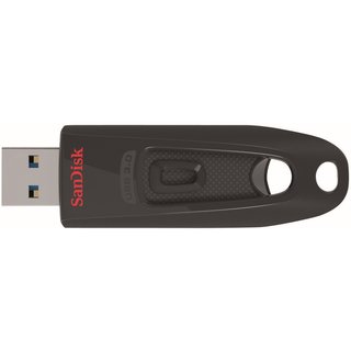 USB-Stick Ultra, USB 3.0, 128 GB, Lesen: 100 MB/s, schwarz