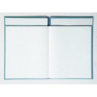 Geschäftsbuch, Deckenband, kariert, feste Kopfl., A4, 96Bl.