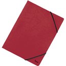 Einschlagmappe Vario, Karton, 425 g/m², 3 Klappen, A4, rot