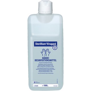 Handdesinfektion, Virugard, Flasche, parfümfrei, farblos