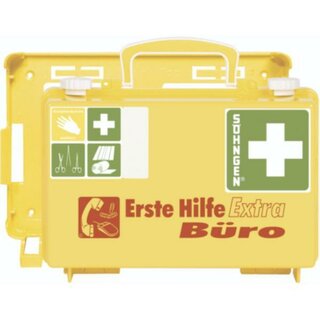 Erste-Hilfe-Koffer Extra Büro, ABS, gefüllt, Inhalt: DIN...