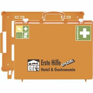 Erste-Hilfe-Koffer SPEZIAL MT-CD Hotel & Gastronomie, Inhalt: DIN 13157, orange