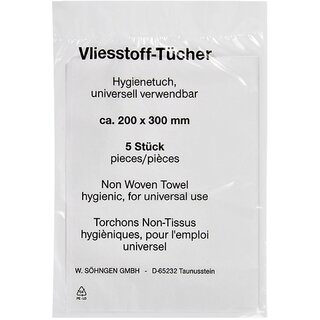 Vliestuch Shngen 1005007, 200 x 300mm, 5Stck