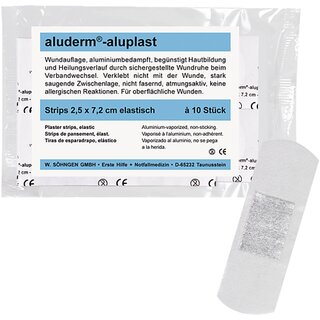 Pflasterstrips Shngen Aluderm 1009178, 25 x 72mm, 10 Stck