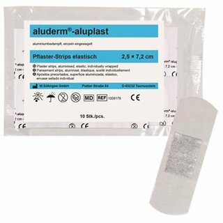 Pflasterstrips Shngen Aluderm 1009178, 25 x 72mm, 10 Stck