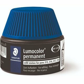STAEDTLER Nachf�llstation Lumocolor 487 17-3, f�r OHP-Faserschreiber, blau
