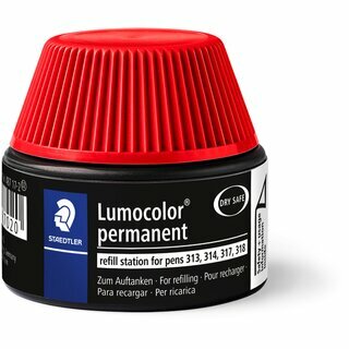 STAEDTLER Nachf�llstation Lumocolor 487 17-2, f�r OHP_Faserschreiber, rot