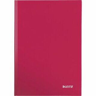 Notizbuch Leitz WOW 4628, DIN A5, kariert, fester Einband, 80 Blatt, pink