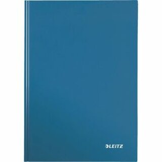 Notizbuch WOW, kariert, A5, 90 g/m², Einband: blaumetallic, 80 Blatt