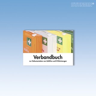 Verbandbuch Shngen 8001008, bei Betriebsunfllen, A5, grn