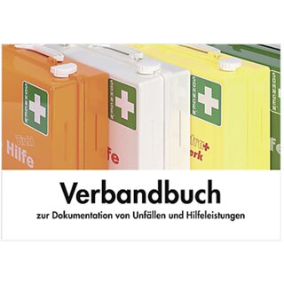 Verbandbuch Shngen 8001008, bei Betriebsunfllen, A5, grn