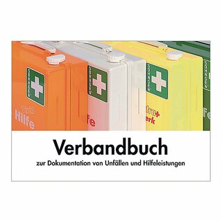Verbandbuch Shngen 8001008, bei Betriebsunfllen, A5, grn
