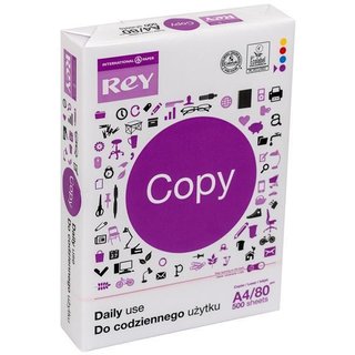 1/4 Palette  Rey Copy Daily Use  A4,holzfrei,ecf Chlorfrei,80g/qm, Inhalt 10 Karton