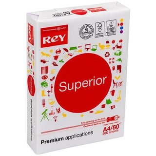 1/4 Palette  Rey Superior Premium  A4,holzfrei,ecf Chlorfrei,80g/qm, Inhalt 10 Karton