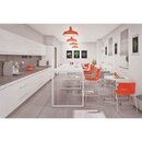 Nowy Styl Hochtisch mit Kufe, Gest.weiss weiss 180x90x110