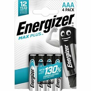 Batterie Energizer 638900, Micro, LR03/AAA, 1,5 Volt, ECO, 4 Stck