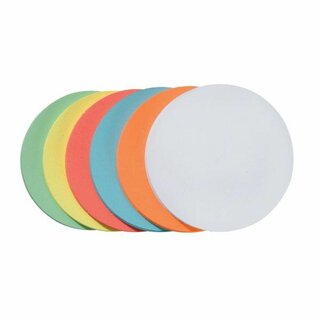 Moderationsetikett, Kreis, sk, Ø: 14 cm, sortiert