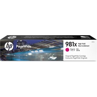 Tintenpatrone HP L0R10A - 981X, Reichweite: 10.000...
