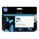 Tinte HP P2V62A 730, 130 ml, cyan