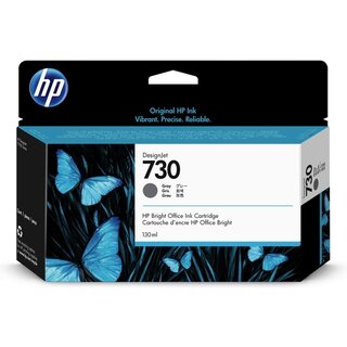 Tinte HP P2V66A 730, 130 ml, grau