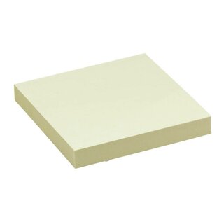 Haftnotiz stickies  76 x 76 mm, gelb, 100 Blatt