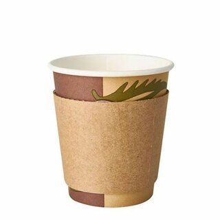 Becherhalter To Go, Pappe, kaschiert, Banderole, 7,3 x...