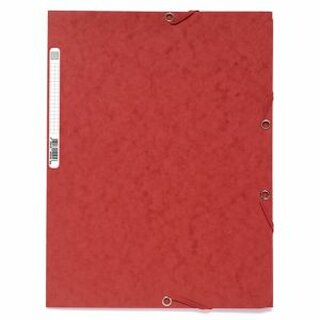 Eckspanner Exacompta 55505E, A4+, aus Karton, Fassungsvermgen: 250 Blatt, rot