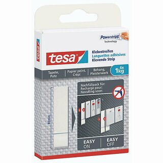 Powerstrips Tesa 77771, Tapete, 1kg, 6 Stck