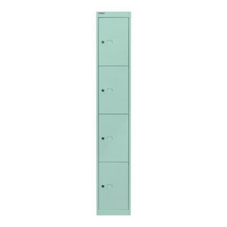 Schließfachschrank Bisley, 4 Fächer, Maße: 1.802 x 305 x...