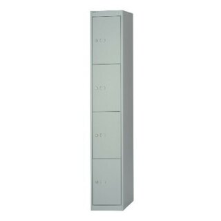Schließfachschrank Bisley, 4 Fächer, Maße: 1.802 x 305 x...